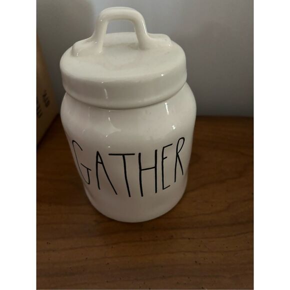 Rae Dunn Gather Canister - Picture 1 of 3